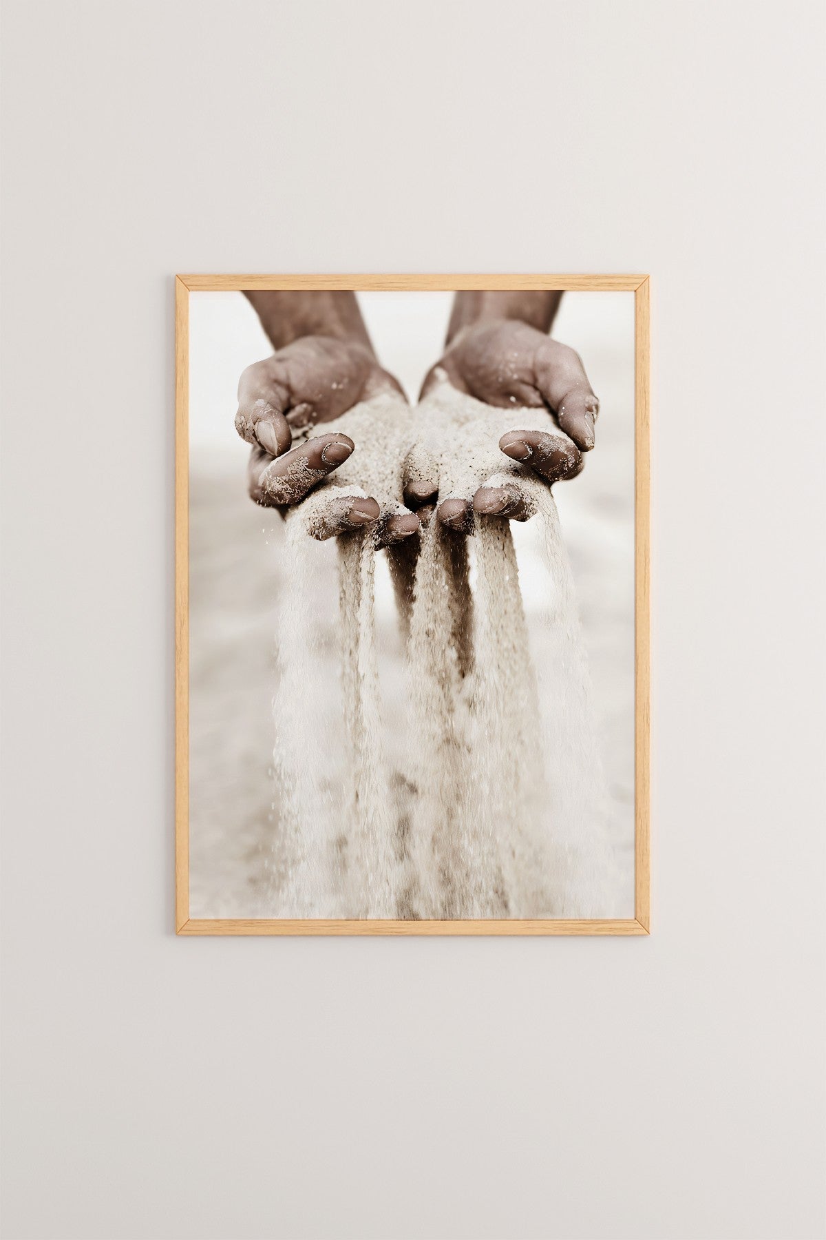 Quadro Decorativo Multicolor em Madeira Maciça - Arte Digital Emoldurada 33x48cm