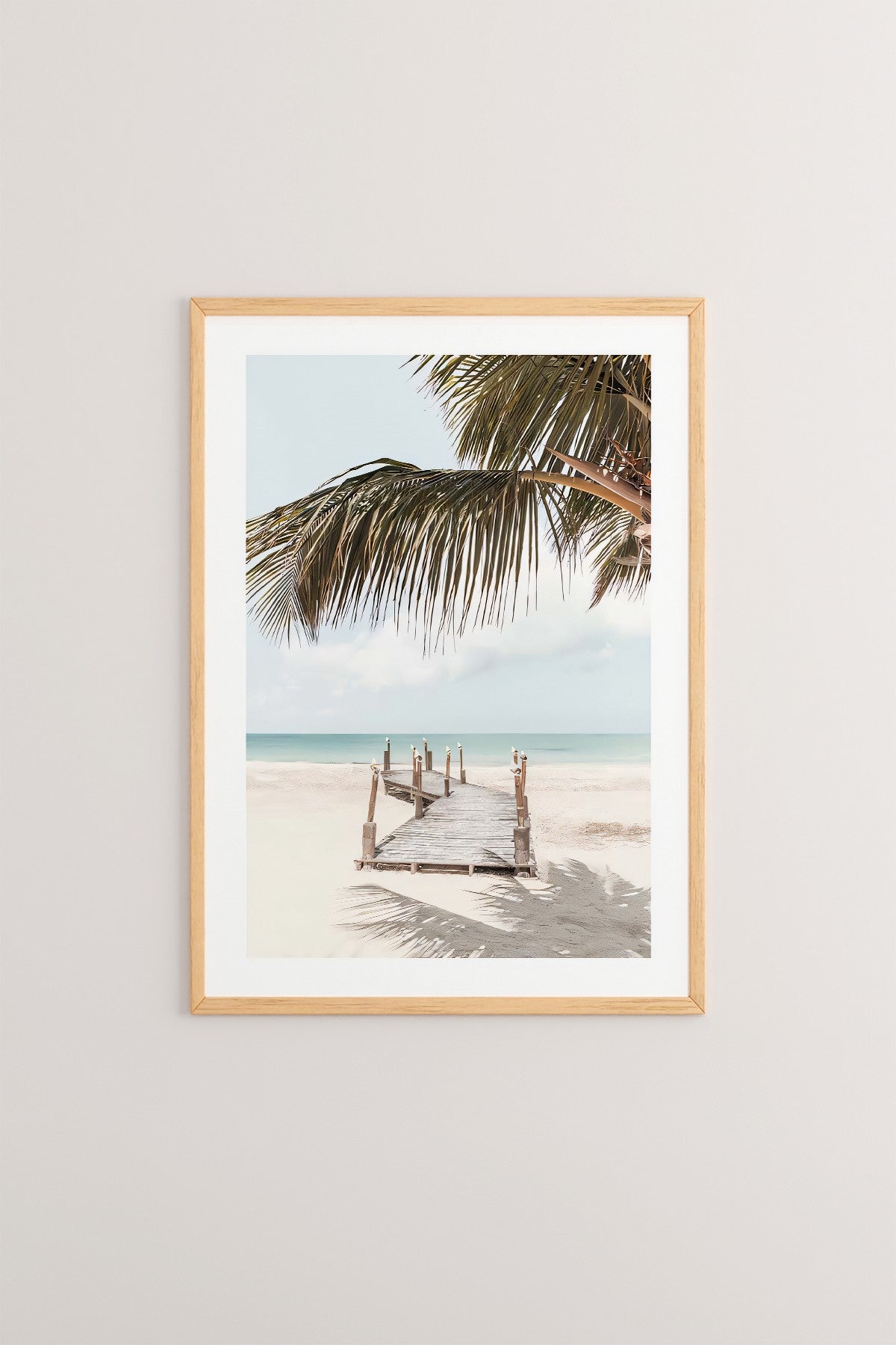 Quadro Decorativo Multicolor em Madeira Maciça - Arte Digital Emoldurada 33x48cm