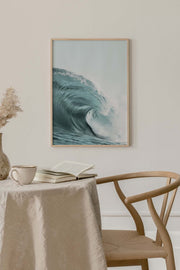 Quadro Decorativo Multicolor em Madeira Maciça - Arte Digital Emoldurada 33x48cm