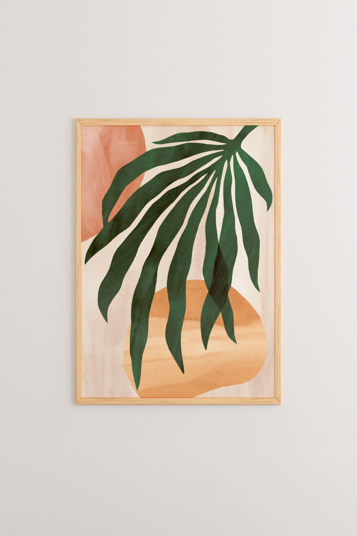 Quadro Decorativo Multicolor em Madeira Maciça - Arte Digital Emoldurada 33x48cm