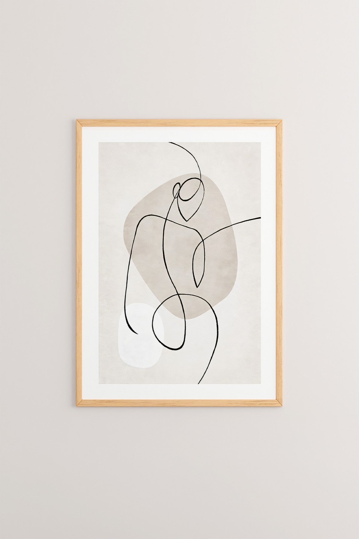 Quadro Decorativo Multicolor em Madeira Maciça - Arte Digital Emoldurada 33x48cm