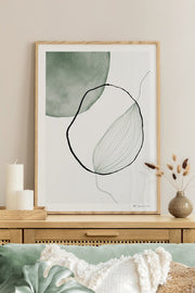 Quadro Decorativo Emoldurado Multicolor 33x48cm - Moldura Madeira Maciça 2cm - Impressão Digital em MDF