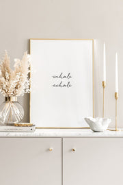 Quadro Decorativo Tekhamcerceve37 com Moldura em Madeira Maciça 2 cm, Impressão Digital, 33 x 48 cm - Multicolor