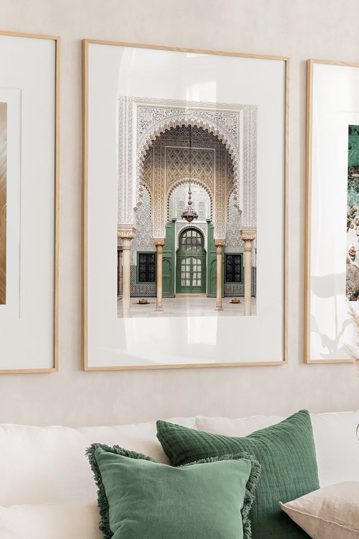 Quadro Decorativo Multicolor em Madeira Maciça - Arte Digital Emoldurada 33x48cm