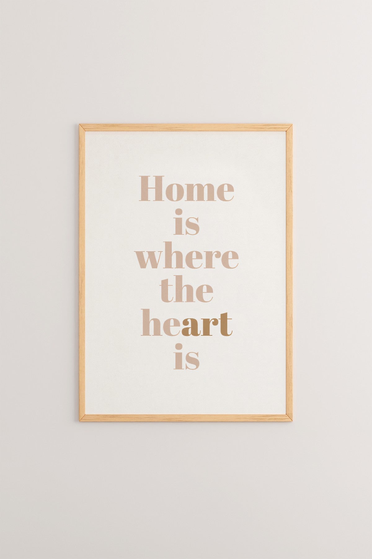 Quadro Decorativo Multicolor em Madeira Maciça - Arte Digital Emoldurada 33x48cm