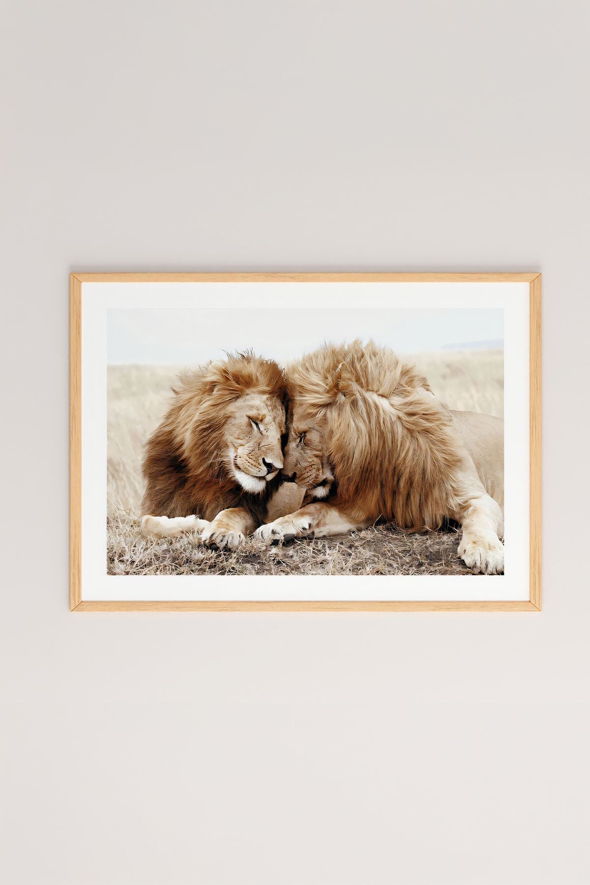 Quadro Decorativo Multicolor em Madeira Maciça - Arte Digital Emoldurada 33x48cm