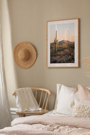 Quadro Decorativo Multicolor em Madeira Maciça - Arte Digital Emoldurada 33x48cm