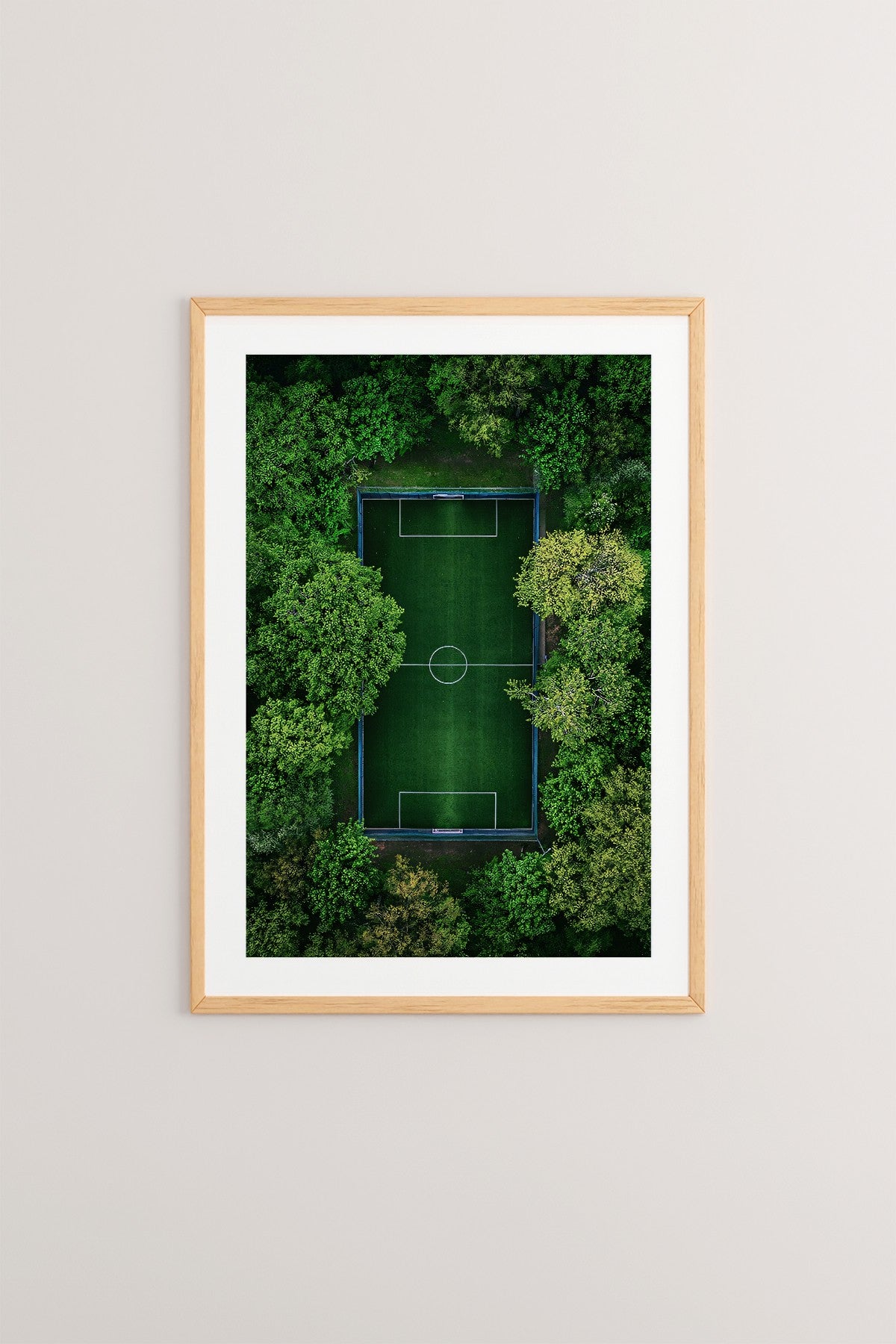 Quadro Decorativo Multicolor em Madeira Maciça - Arte Digital Emoldurada 33x48cm