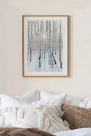 Quadro Decorativo Multicolor em Madeira Maciça - Arte Digital Emoldurada 33x48cm