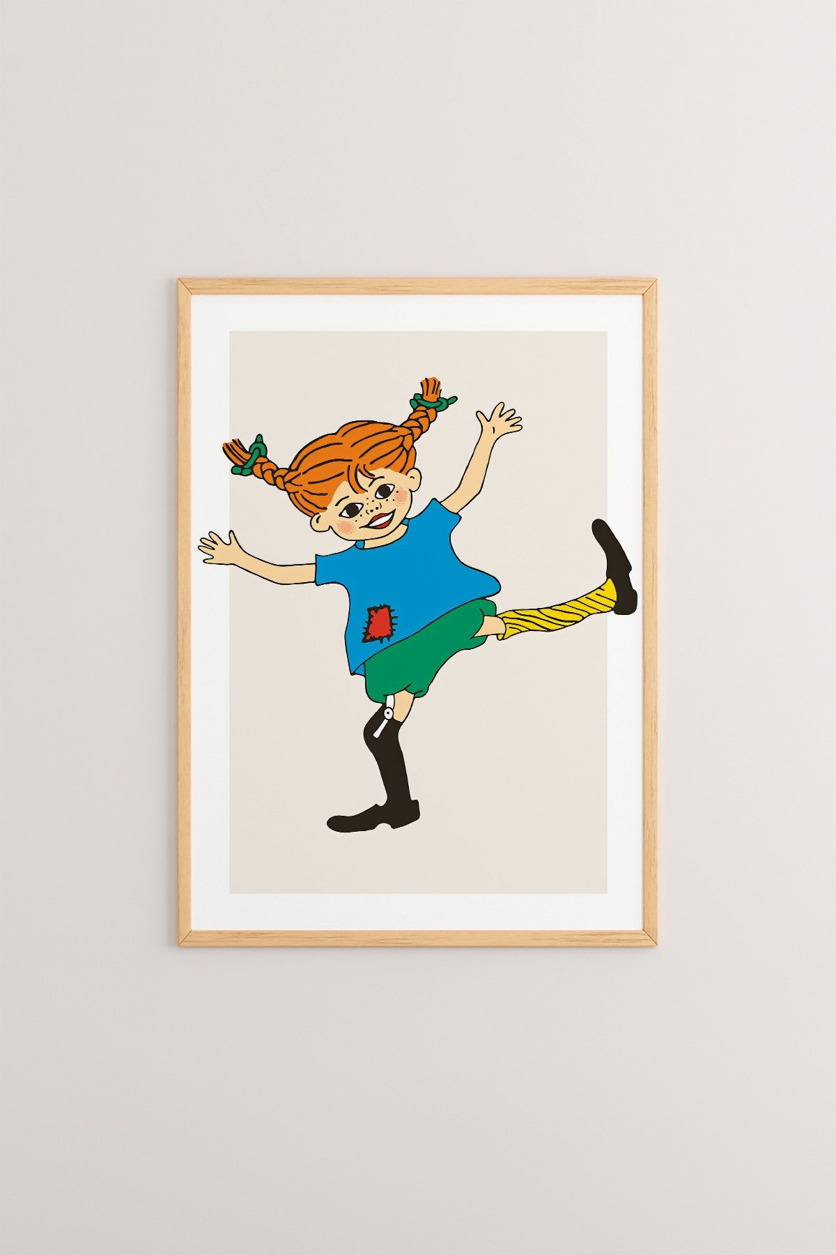 Quadro Decorativo Multicolor em Madeira Maciça - Impressão Digital 33x48cm com Moldura de 2cm