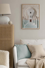 Quadro Decorativo Multicolor em Madeira Maciça - Arte Digital Emoldurada 33x48cm