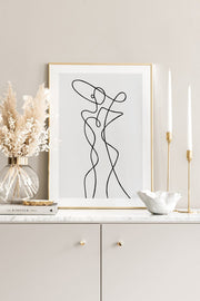 Quadro Decorativo Multicolor em Madeira Maciça - Arte Digital Emoldurada 33x48cm