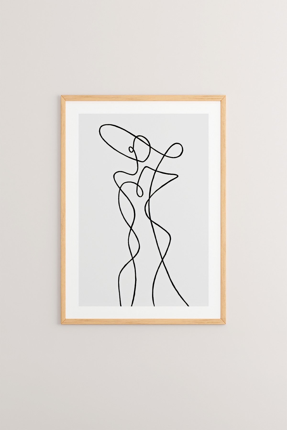 Quadro Decorativo Multicolor em Madeira Maciça - Arte Digital Emoldurada 33x48cm