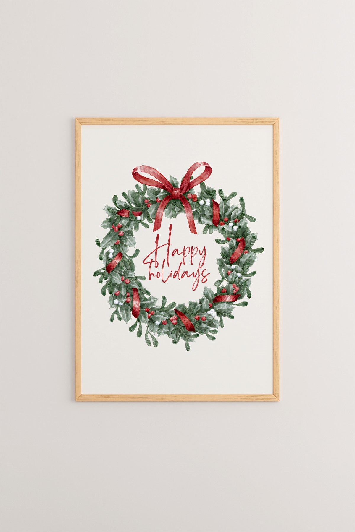 Quadro Decorativo Multicolor em Madeira Maciça - Arte Digital Emoldurada 33x48cm