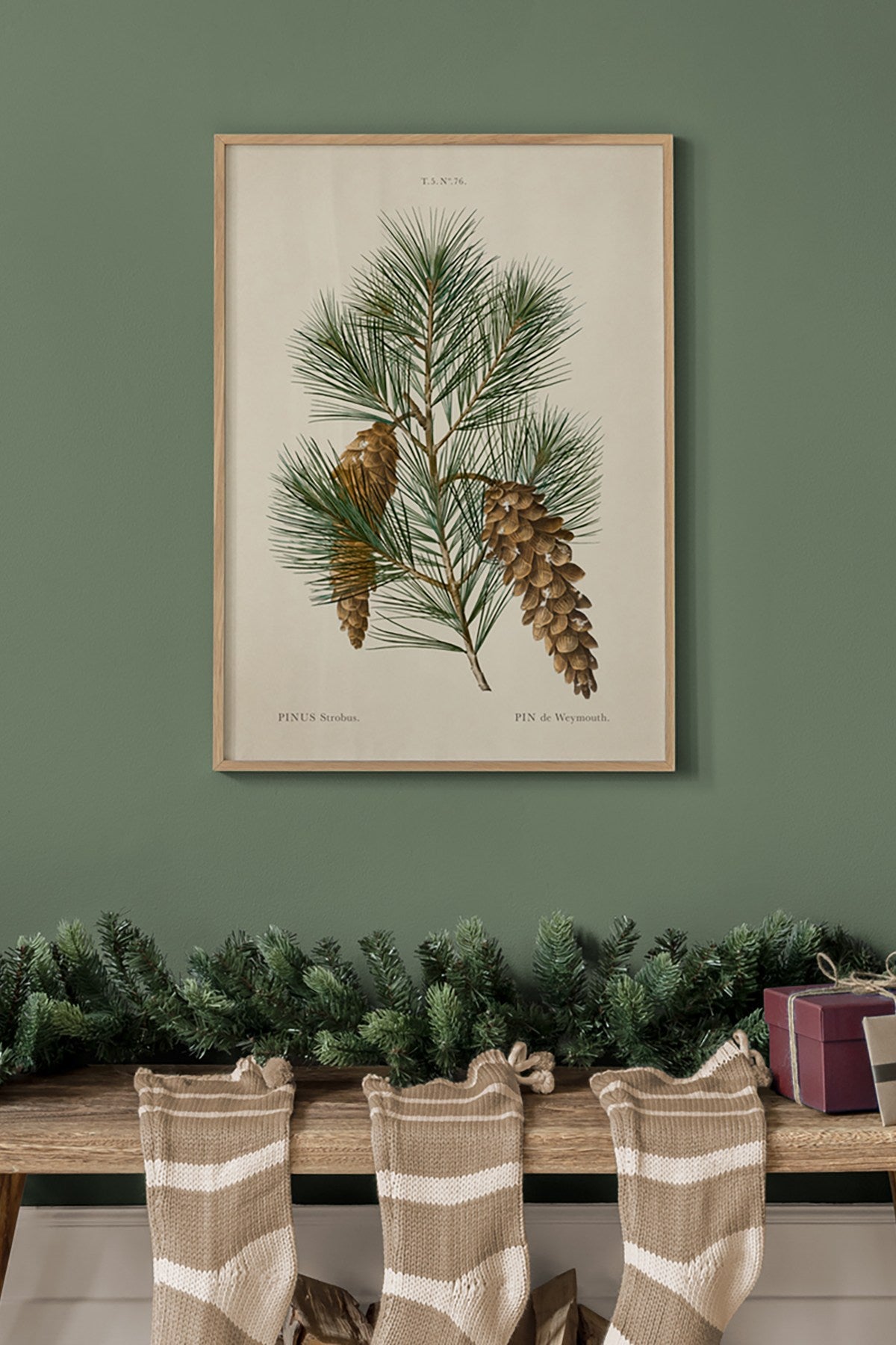 Quadro Decorativo Multicolor em Madeira Maciça - Impressão Digital Premium 33x48cm