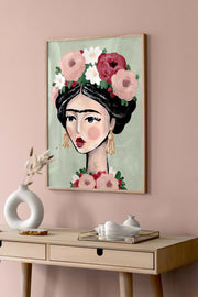 Quadro Decorativo Multicolor em Madeira Maciça - Impressão Digital 33x48cm com Moldura de 2cm