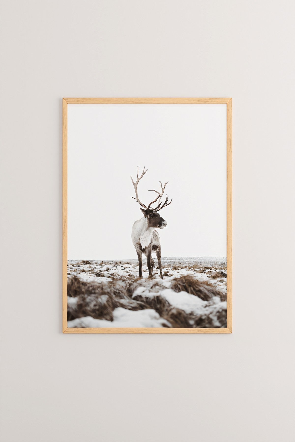 Quadro Decorativo Multicolor em Madeira Maciça - Arte Digital Emoldurada 33x48cm