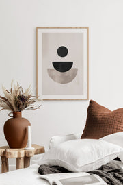 Quadro Decorativo Multicolor em Madeira Maciça - Impressão Digital 33x48cm com Moldura de 2cm