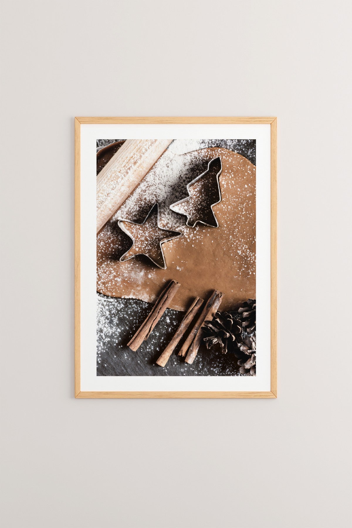 Quadro Decorativo Multicolor em Madeira Maciça - Arte Digital Emoldurada 33x48cm