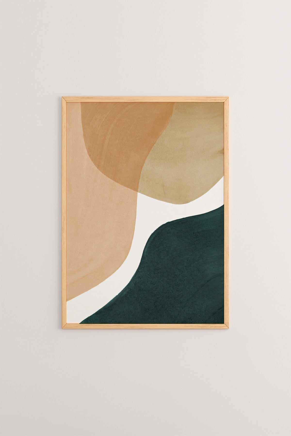 Quadro Decorativo Multicolor em Madeira Maciça - Impressão Digital 33x48cm com Moldura de 2cm