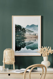 Quadro Decorativo Multicolor em Madeira Maciça - Impressão Digital 33x48cm com Moldura de 2cm