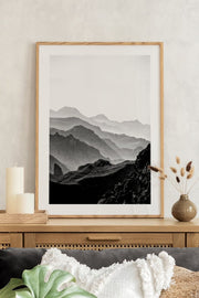 Quadro Decorativo Multicolor em Madeira Maciça - Impressão Digital 33x48cm com Moldura de 2cm