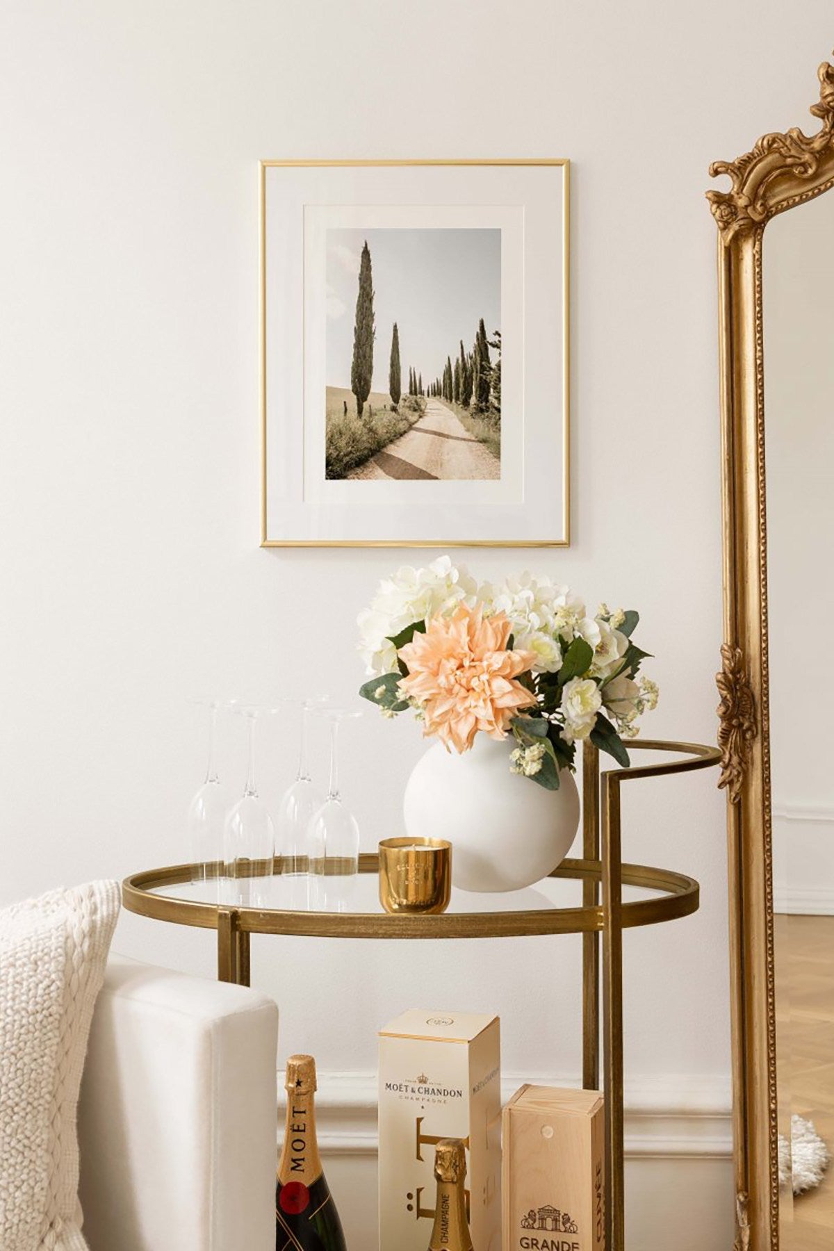 Quadro Decorativo Multicolor em Madeira Maciça - Impressão Digital 33x48cm com Moldura de 2cm