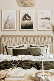 **Conjunto de 3 Quadros Decorativos Multicolor em Madeira Maciça - Arte Moderna para Transformar a Sua Casa**