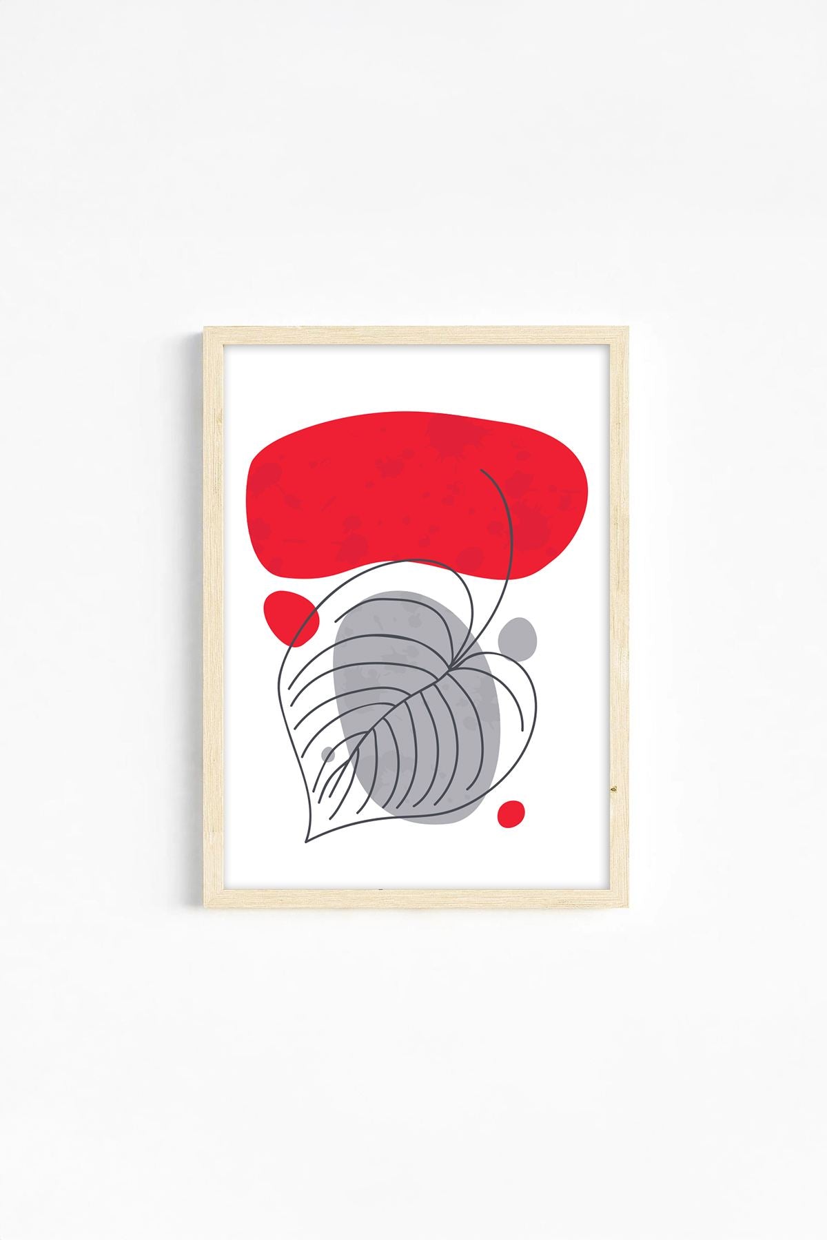 Quadro Decorativo Tripartido Ersydata13-3348, Moldura em Madeira Maciça, Impressão Digital, Multicolor, 33 x 48 cm (3 Peças)