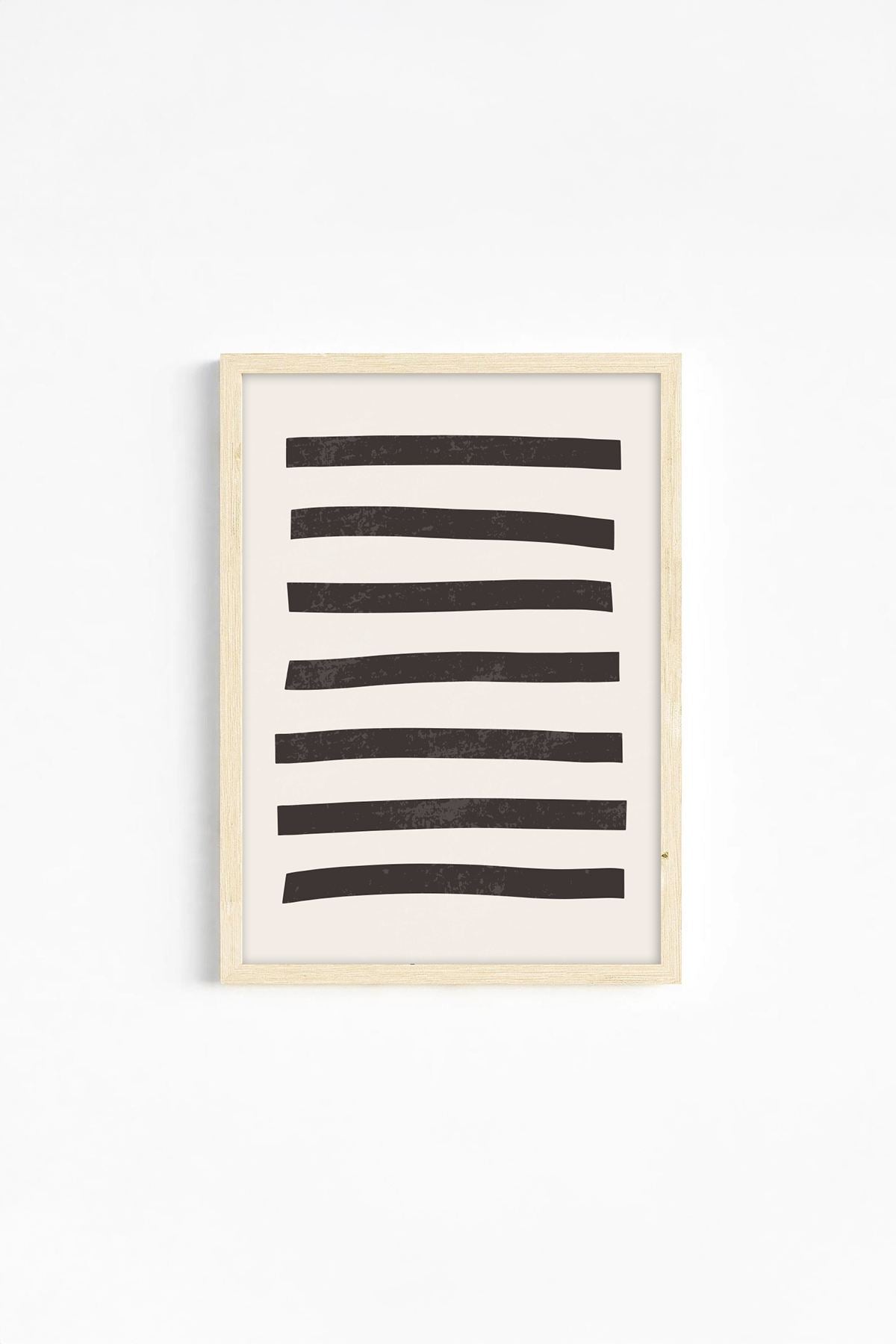 Tríptico Decorativo com Moldura em Madeira Maciça – 3 Peças Multicolor, 33 x 48 cm (Ersydata15-3348)