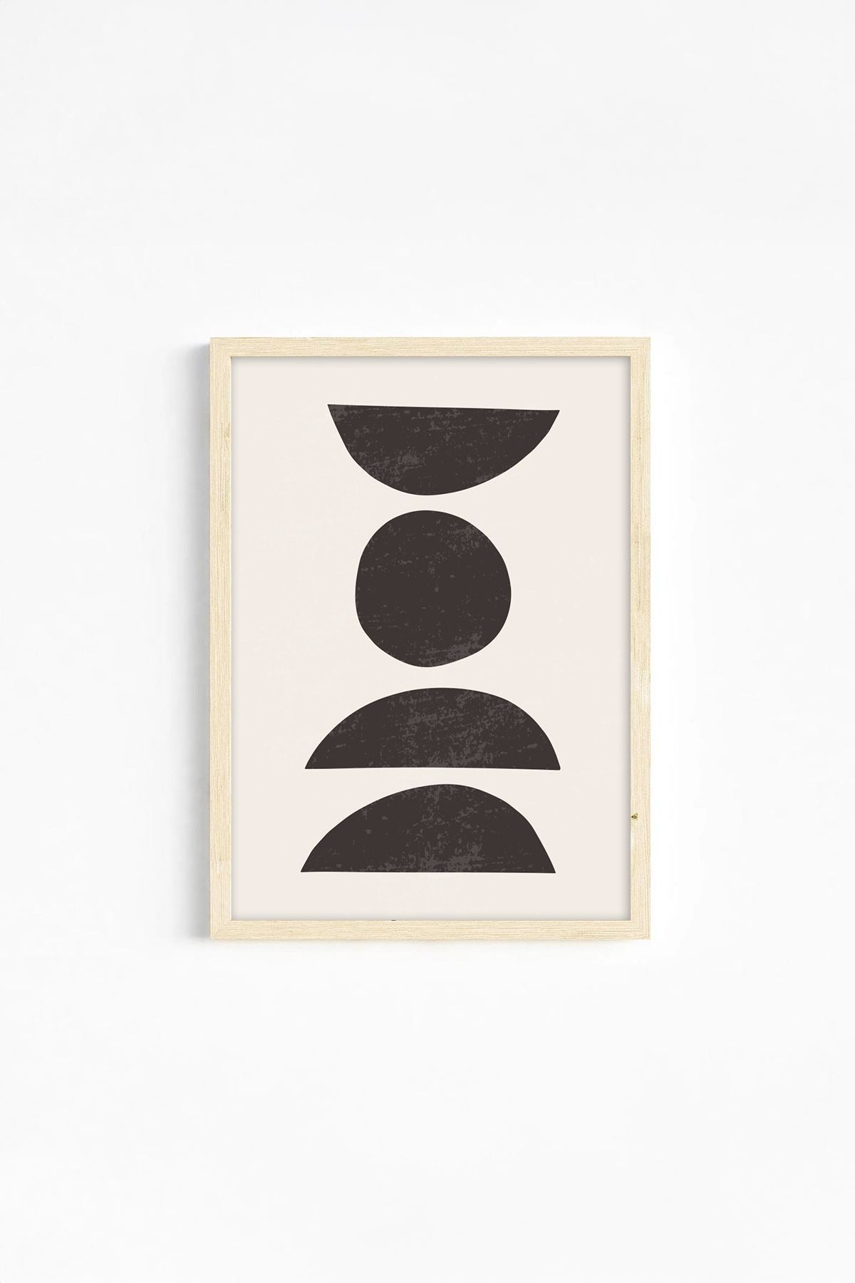 Tríptico Decorativo com Moldura em Madeira Maciça – 3 Peças Multicolor, 33 x 48 cm (Ersydata15-3348)