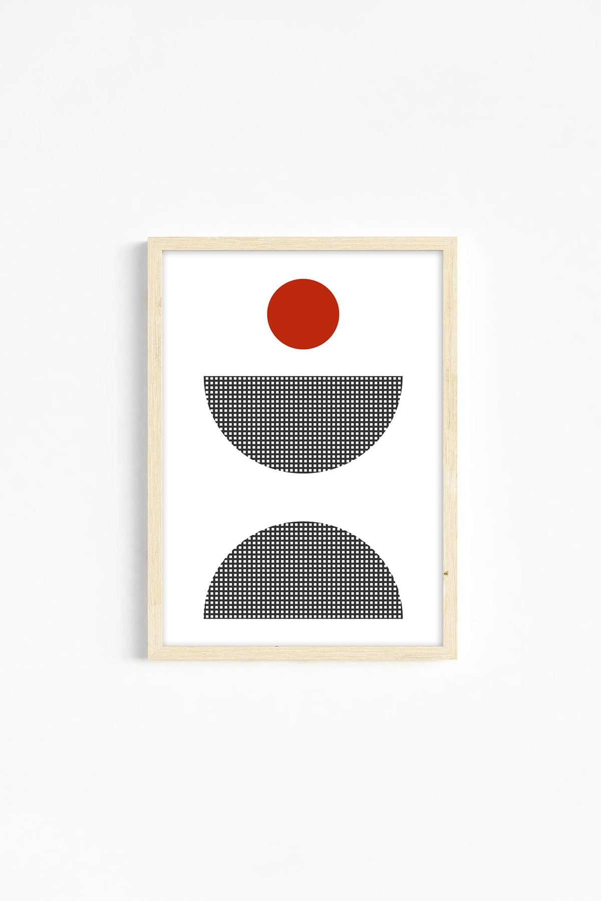 Conjunto de Quadros Decorativos 3 Peças Multicolor – Moldura em Madeira Maciça 2 cm, Impressão Digital, 33 x 48 cm