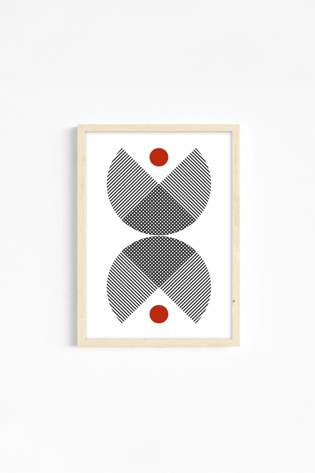 Conjunto de Quadros Decorativos 3 Peças Multicolor – Moldura em Madeira Maciça 2 cm, Impressão Digital, 33 x 48 cm