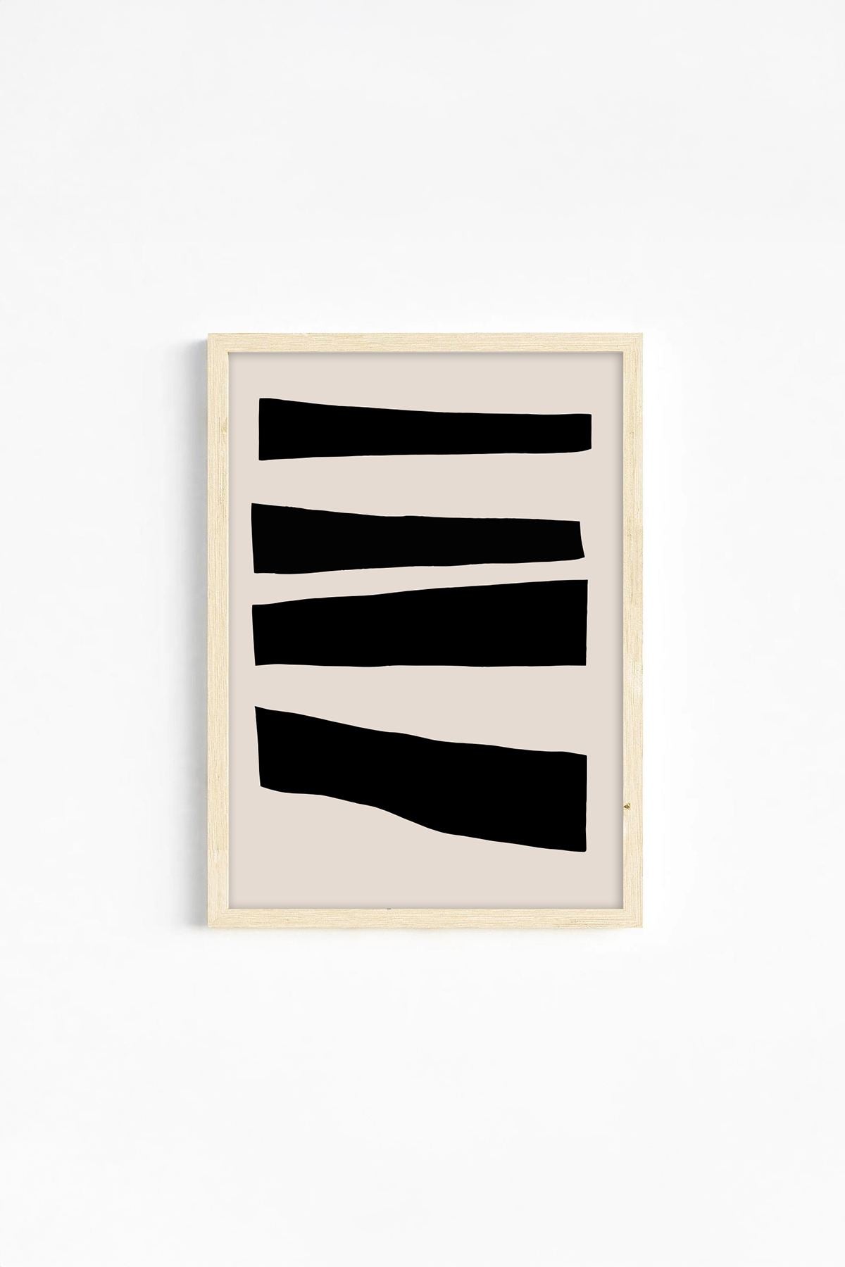 Conjunto de 3 Quadros Decorativos com Moldura em Madeira Maciça (2 cm), Impressão Digital em MDF, 33x48 cm, Multicolor – Ersydata17-3348