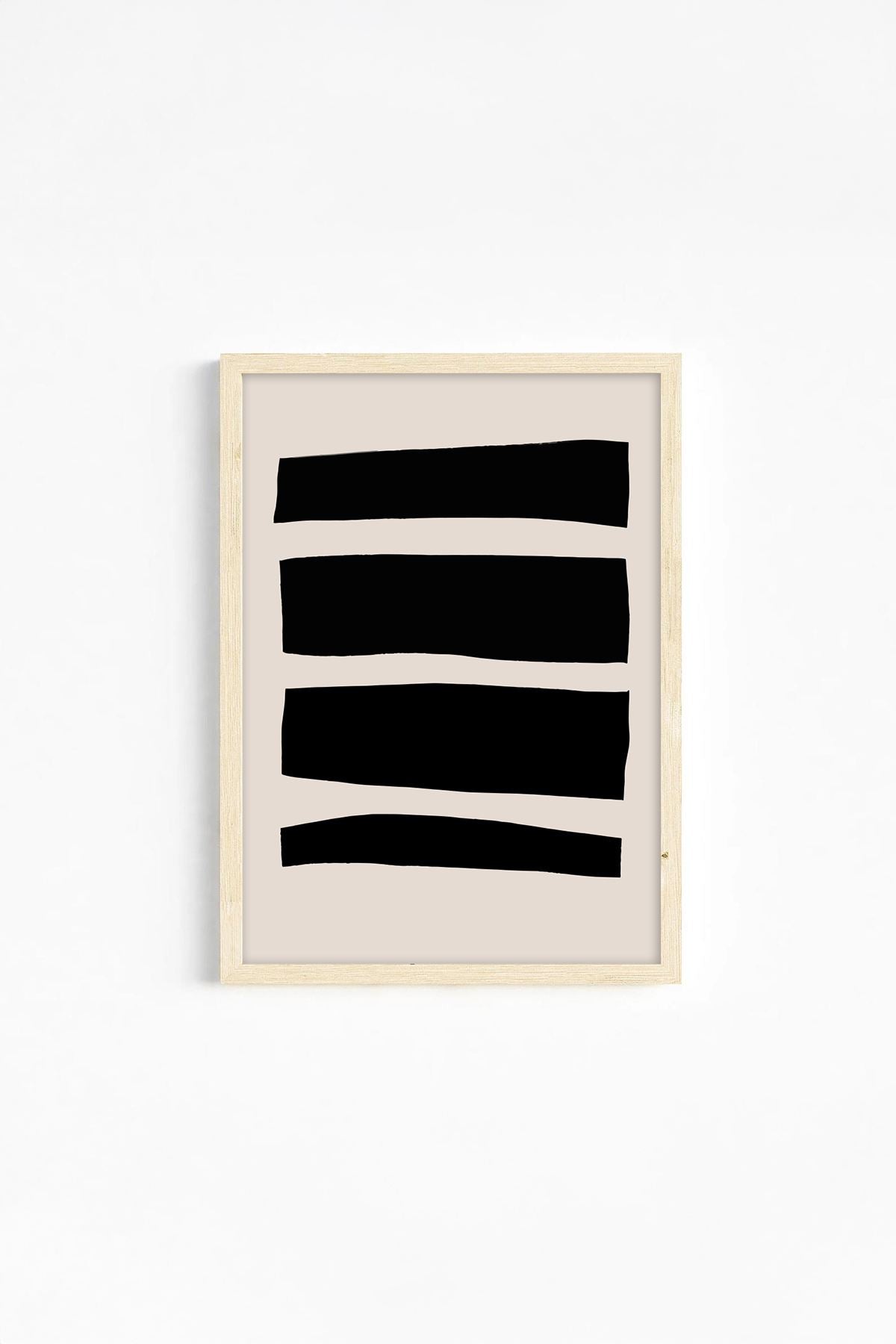 Conjunto de 3 Quadros Decorativos com Moldura em Madeira Maciça (2 cm), Impressão Digital em MDF, 33x48 cm, Multicolor – Ersydata17-3348