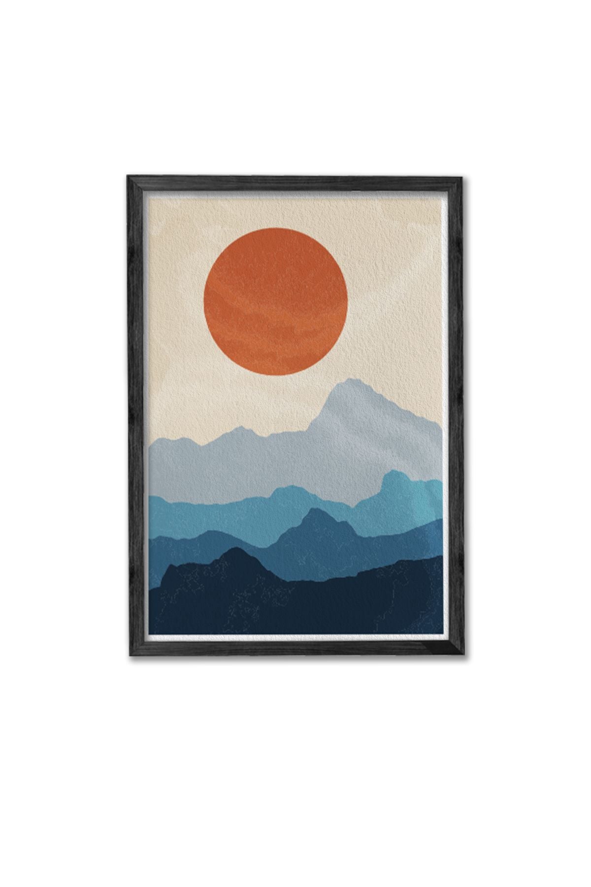 Conjunto de Quadros Decorativos 3 Peças – Moldura em Madeira Maciça, Impressão Digital, Multicolor (34x49 cm cada, MDF)