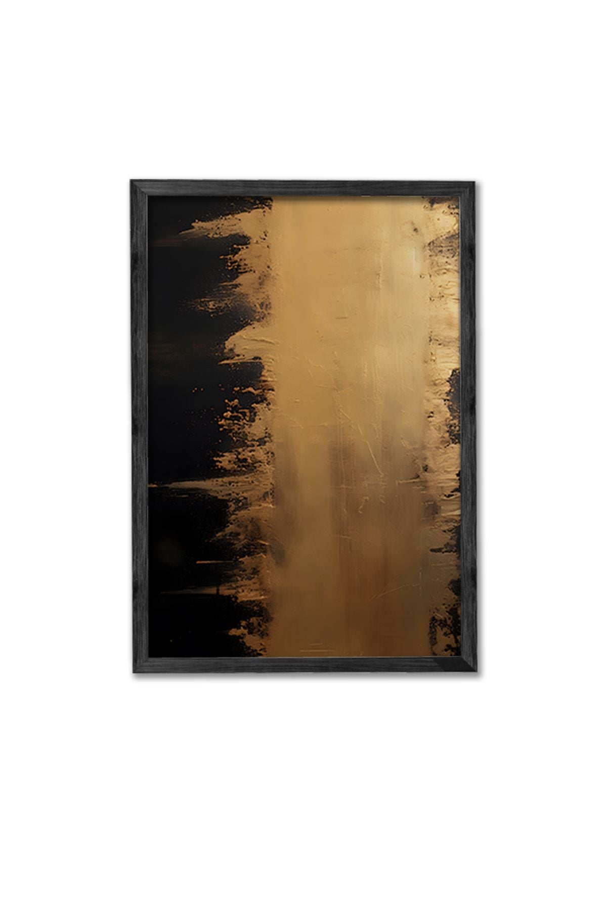 Conjunto de 3 Quadros Decorativos Multicolor com Moldura de Madeira Maciça - 34x49cm