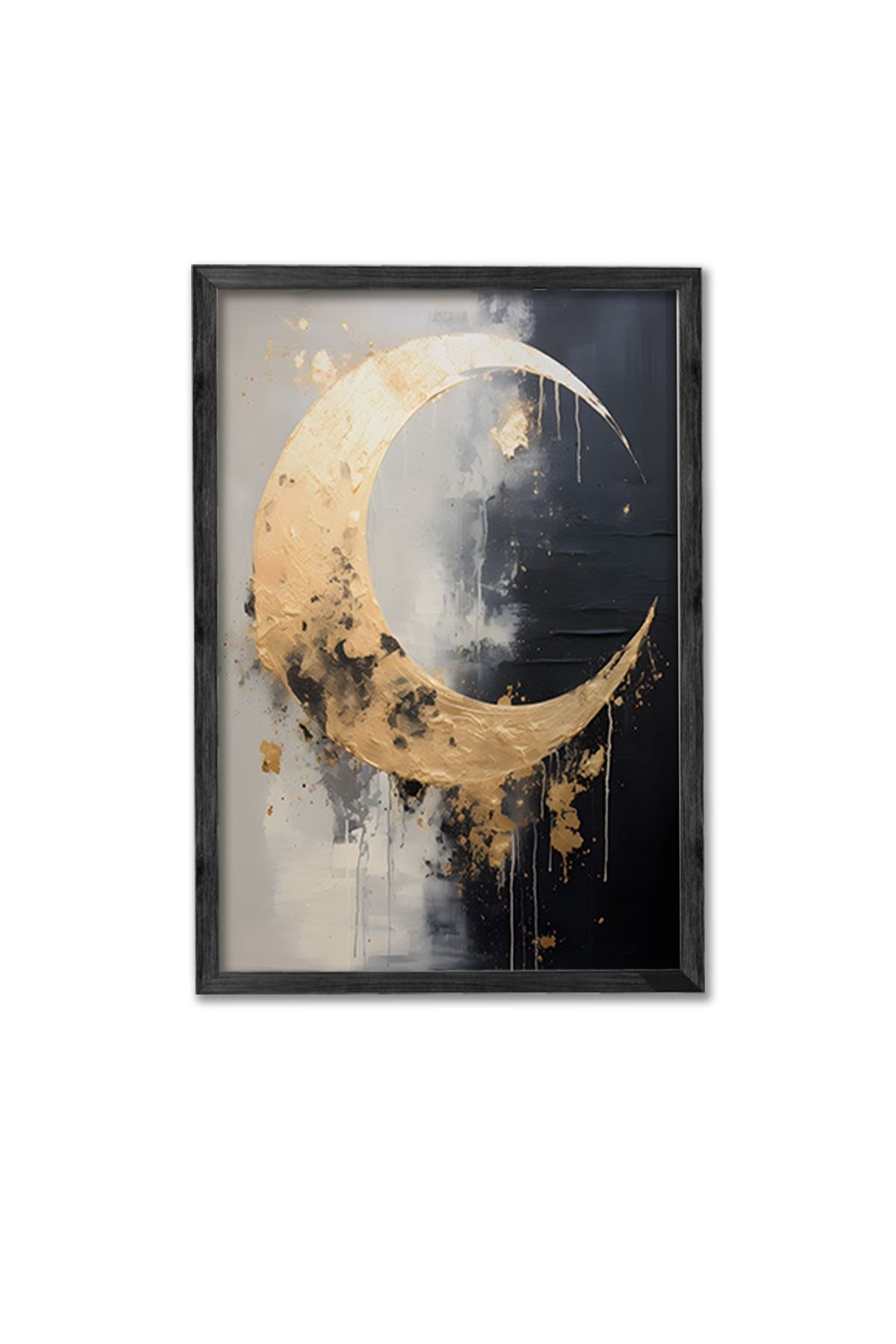 Conjunto de Quadros Decorativos (3 Peças) Multicolor com Moldura em Madeira Maciça – Impressão Digital, 34x49 cm por peça