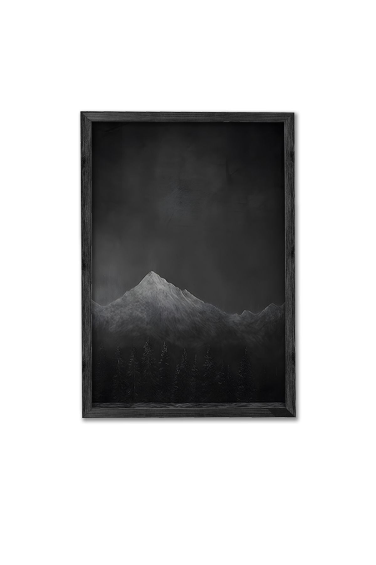 Conjunto de 3 Quadros Decorativos Multicolor com Moldura de Madeira Maciça - 34x49cm