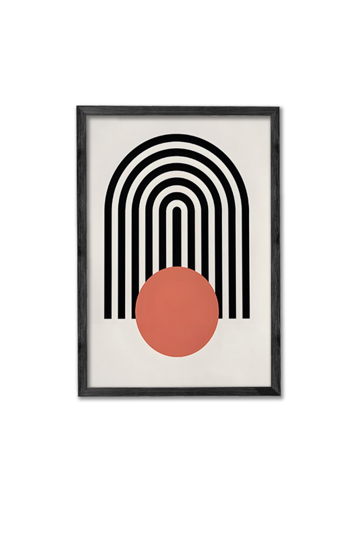 Tríptico Decorativo Multicor com Moldura 100% Madeira Maciça – Impressão Digital, 34x49 cm (3 Peças)