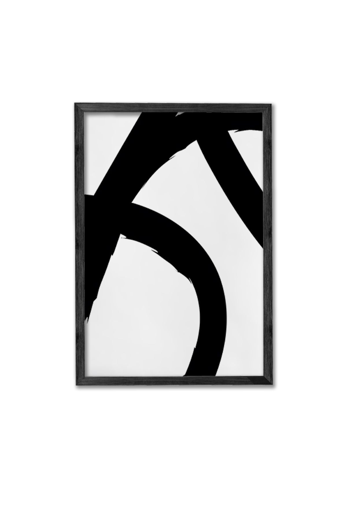 Conjunto de 3 Quadros Decorativos Multicolor com Moldura de Madeira Maciça - 34x49cm