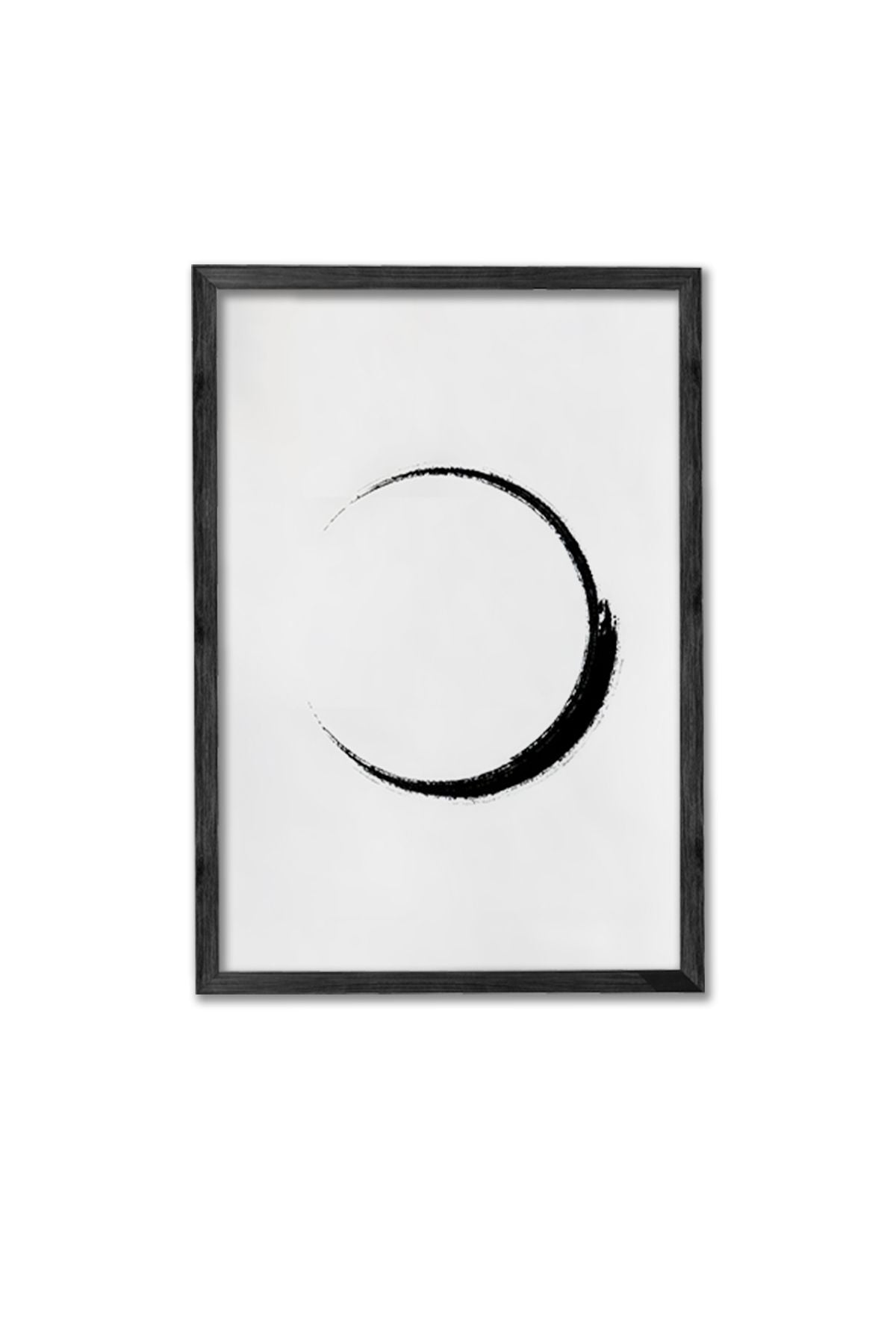 Conjunto de 3 Quadros Decorativos Multicolor com Moldura de Madeira Maciça - 34x49cm