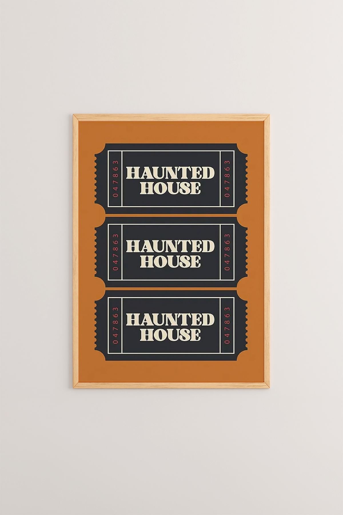 **Quadro Decorativo Emoldurado Multicolor em Madeira Maciça - Conjunto 3 Peças 33x48cm**