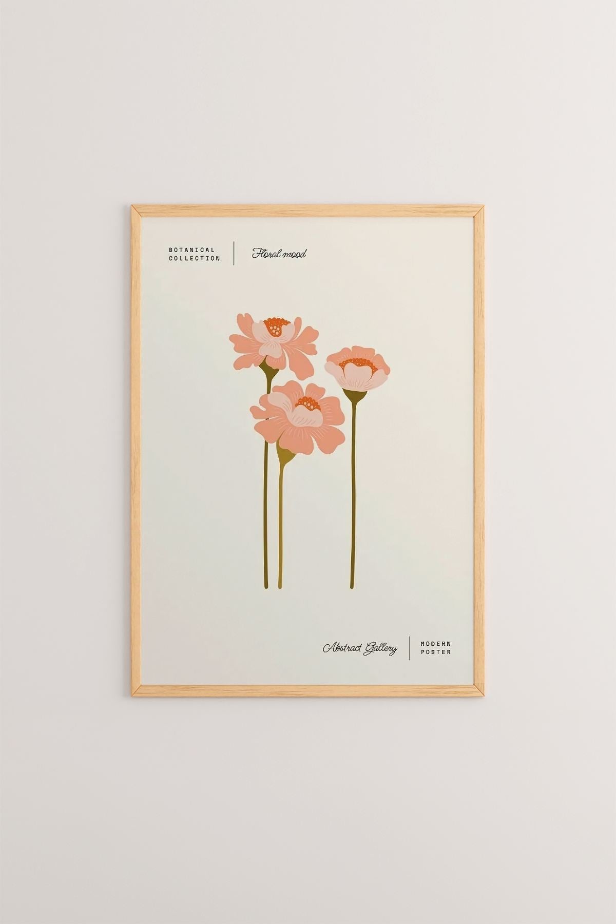 Quadro Decorativo Multicolor com Moldura de Madeira Maciça - Impressão Digital Premium 33x48cm