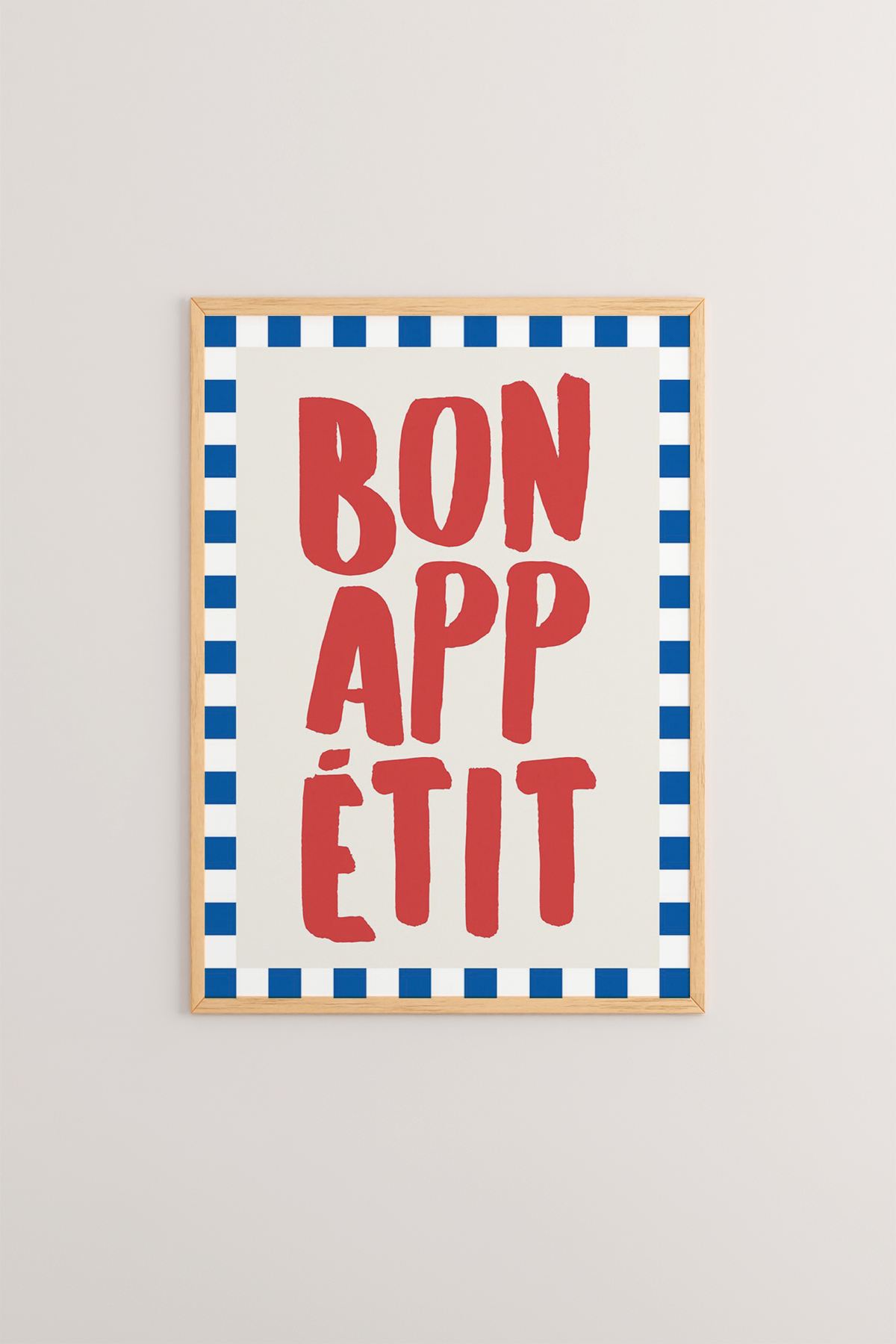 Quadro decorativo com moldura de madeira maciça (2 cm), multicolor, 33 x 48 cm – impressão digital em papel fotográfico 300 g/m²