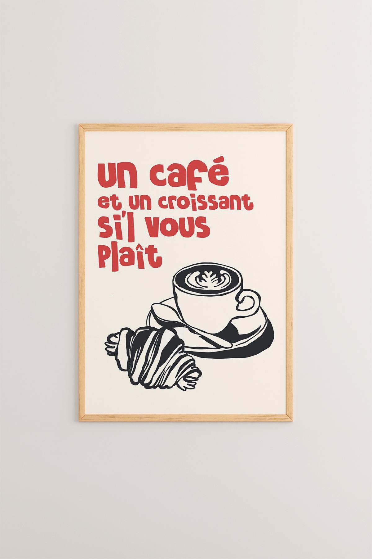 Quadro Decorativo Multicolor com Moldura de Madeira Maciça - Impressão Digital Premium 33x48cm