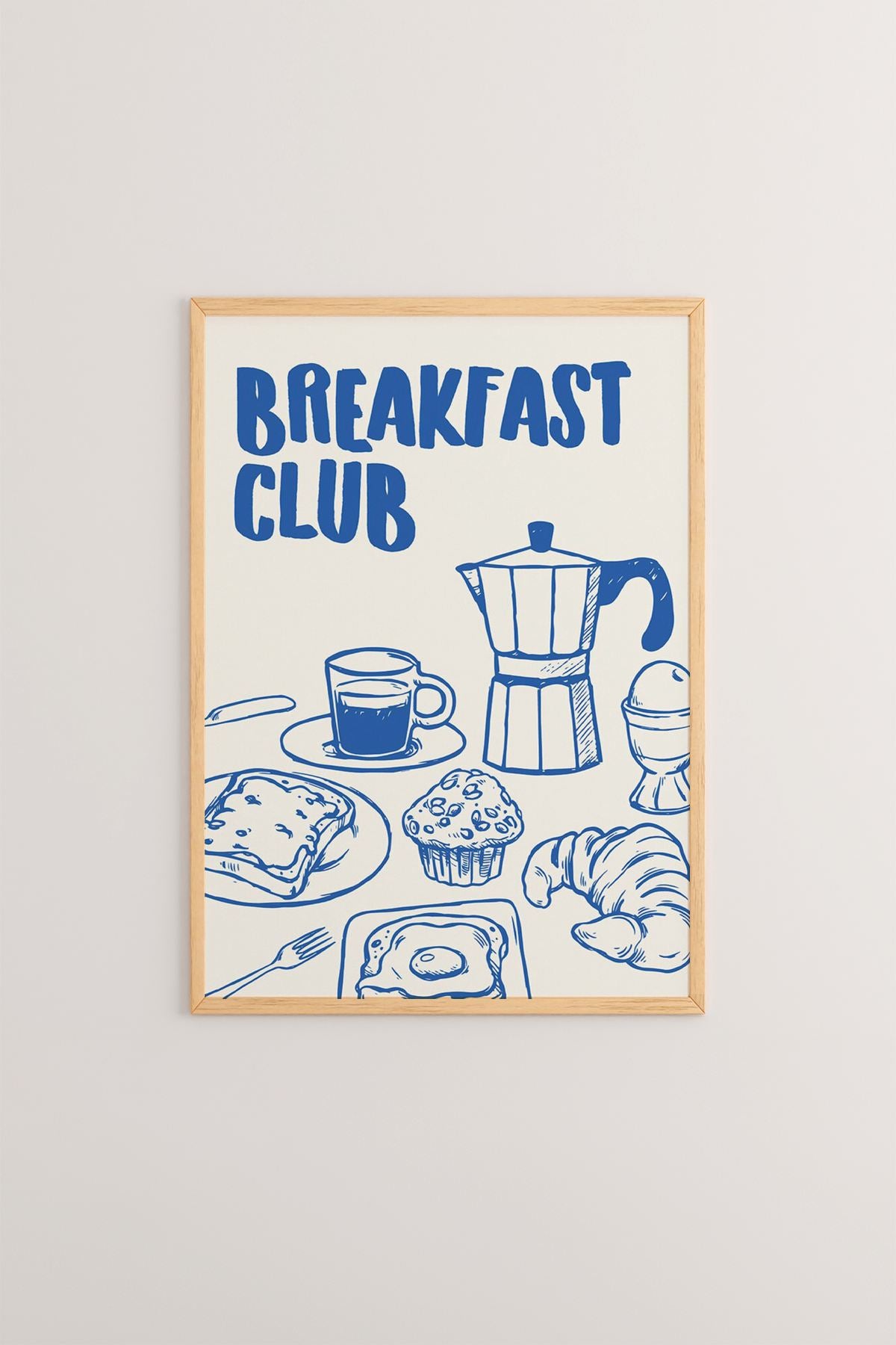 Quadro Decorativo Multicolor com Moldura de Madeira Maciça - Impressão Digital Premium 33x48cm