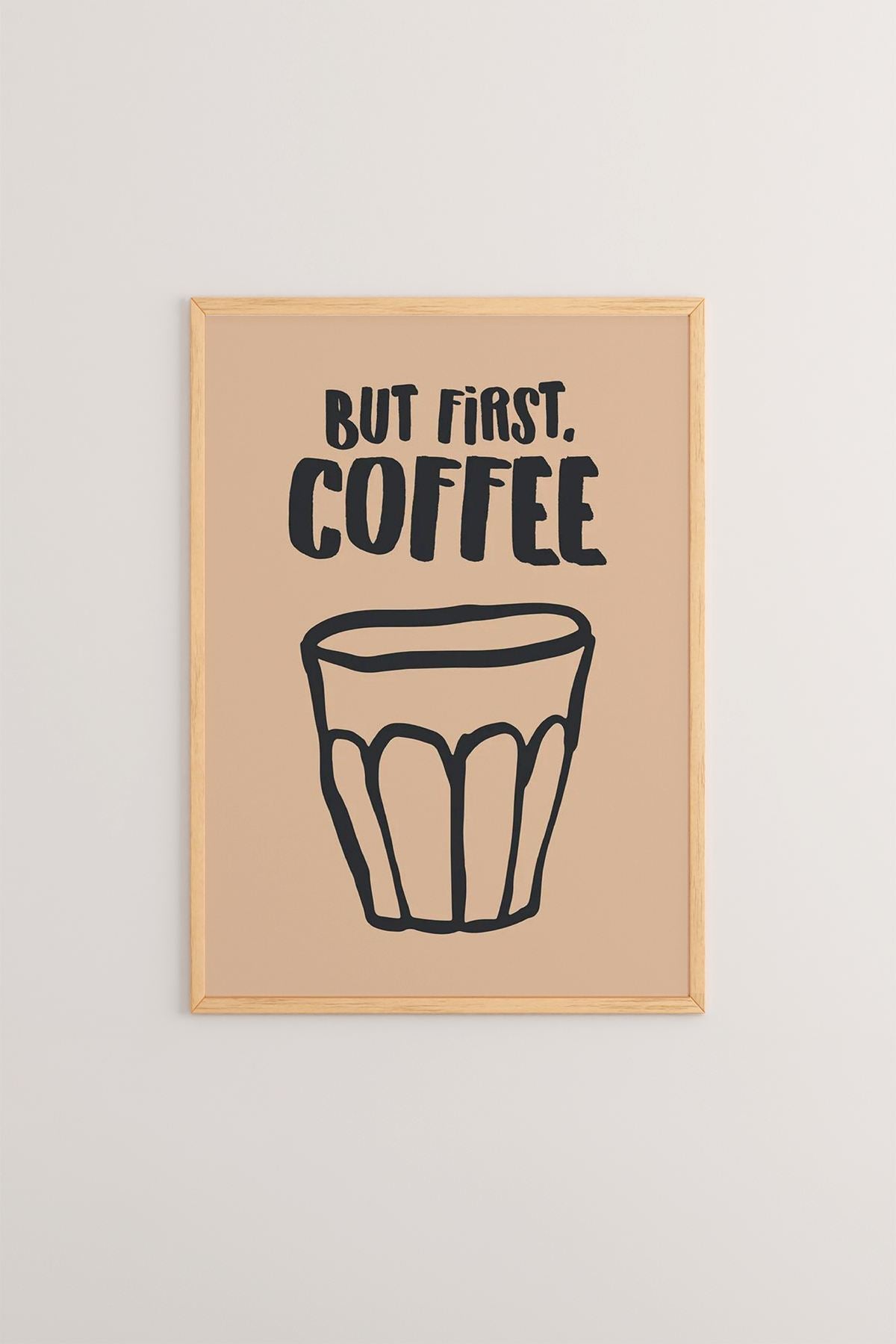 Quadro Decorativo com Moldura em Madeira Maciça 2 cm, Multicolor, 33 x 48 cm – Impressão Digital em Papel Fotográfico 300 g/m² (Ersy1Ham20)