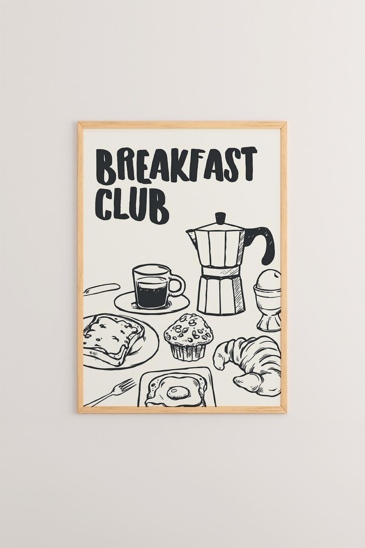 Quadro Decorativo Multicolor com Moldura de Madeira Maciça - Impressão Digital Premium 33x48cm