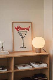 Quadro Decorativo Multicolor com Moldura de Madeira Maciça - Impressão Digital Premium 33x48cm